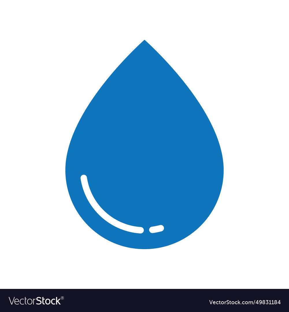 Water drop logo Royalty Free Vector Image - VectorStock