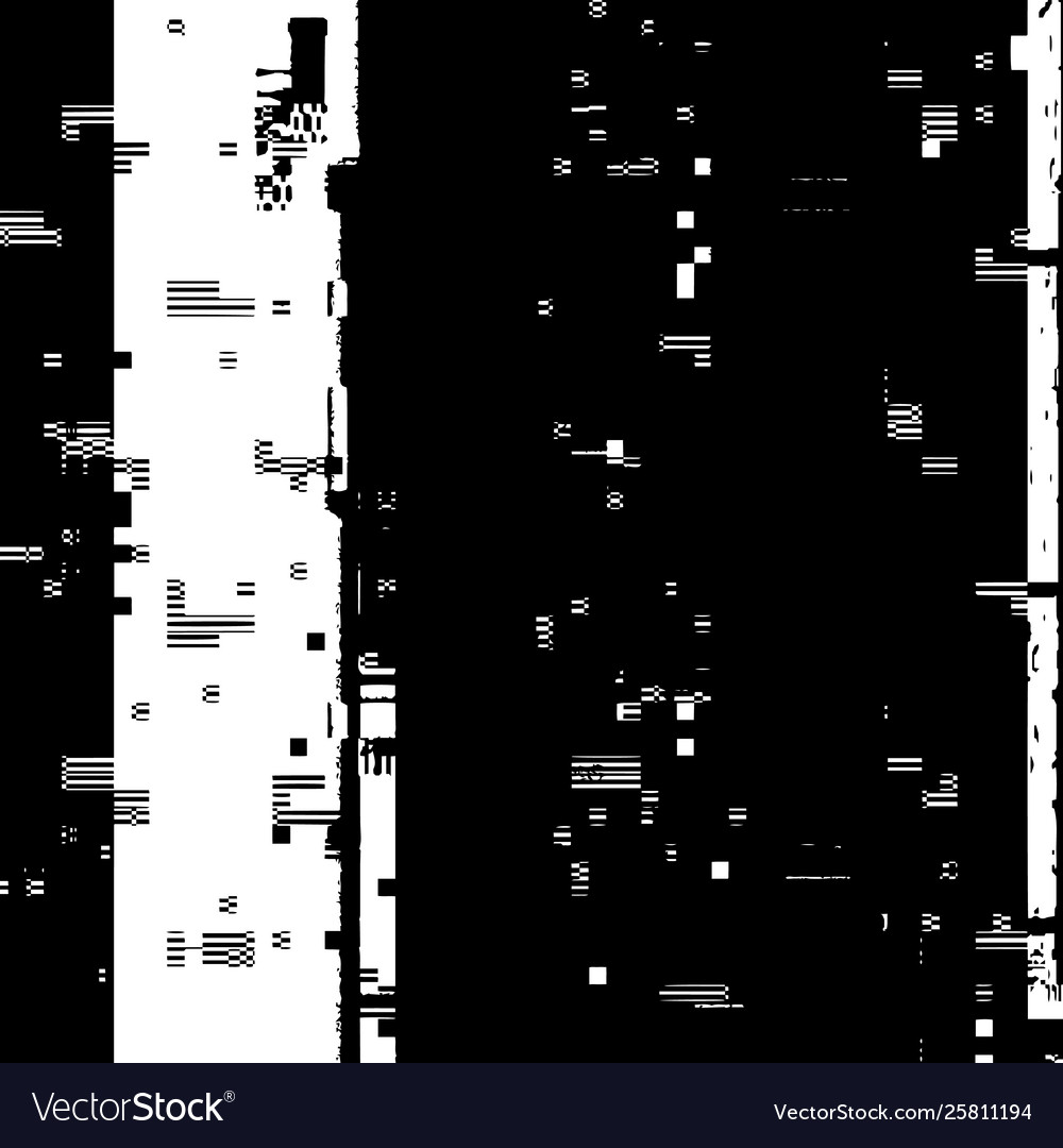 Grunge Glitched Texture Royalty Free Vector Image