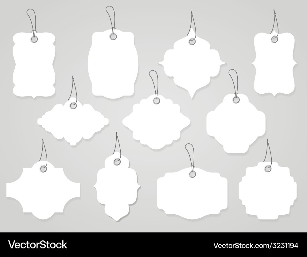 Labels and tags Royalty Free Vector Image - VectorStock