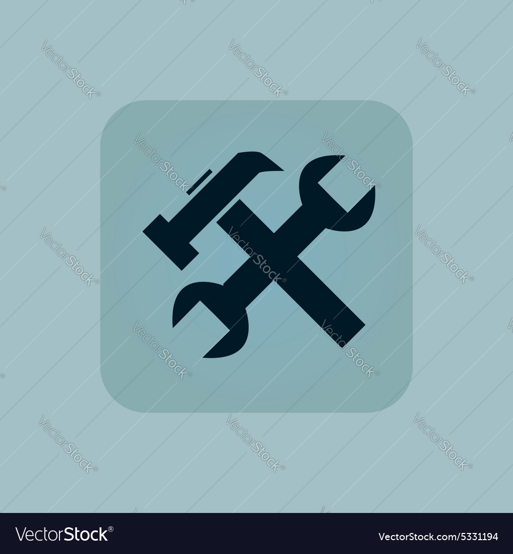 Pale blue repairs icon Royalty Free Vector Image