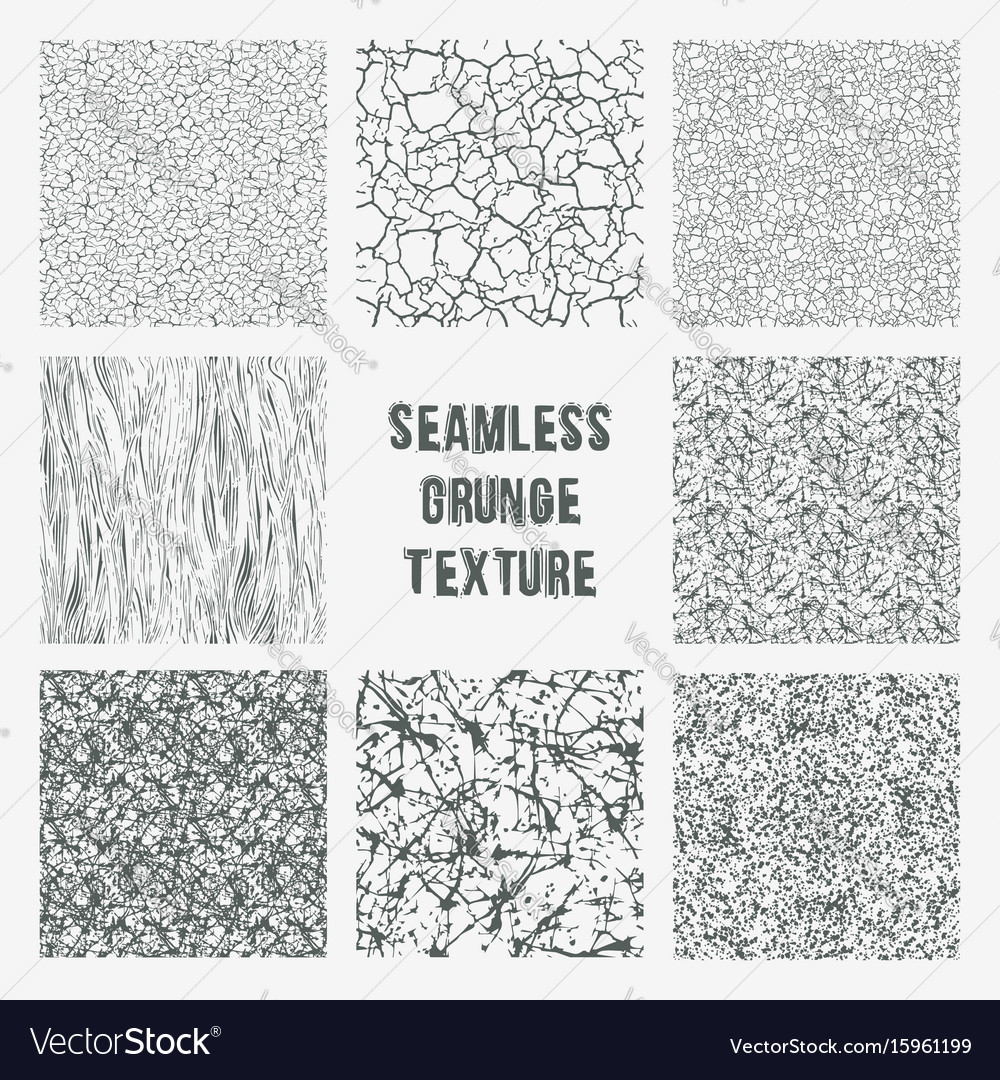 Set Of Hand Drawn Marker And Ink Patterns Vector Image