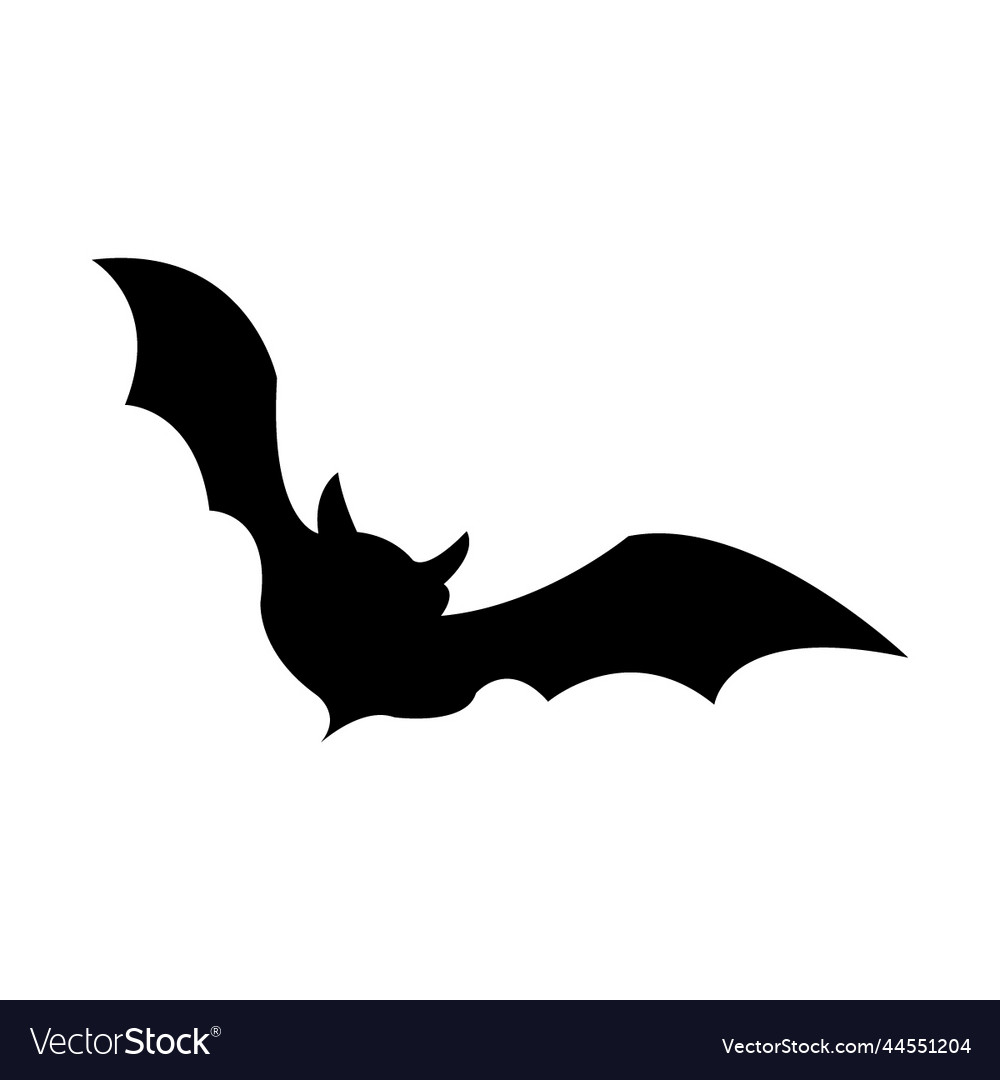 Bat silhouette Royalty Free Vector Image - VectorStock