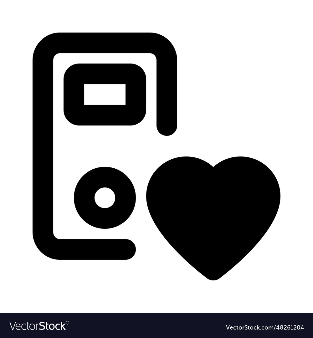 Ipod popular for its amazing music system Vector Image