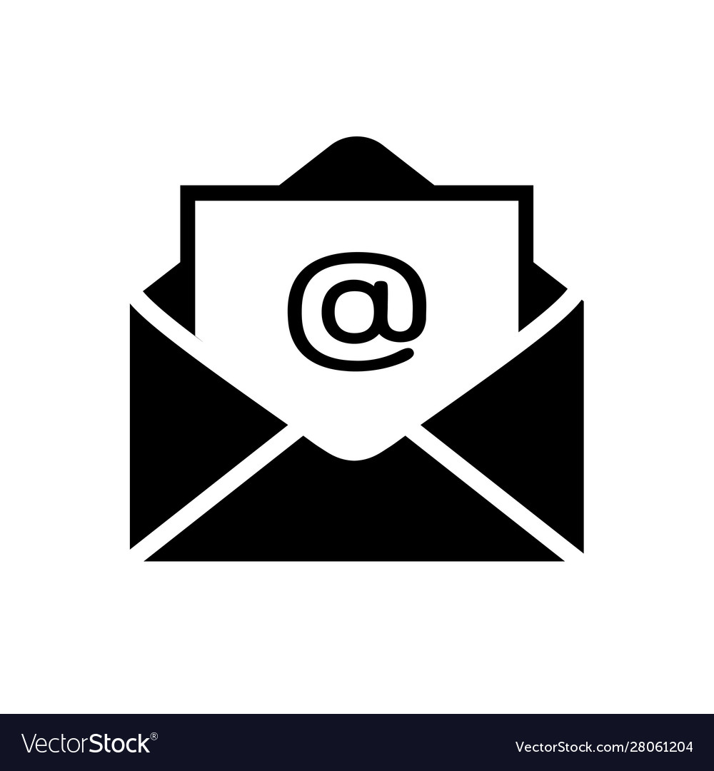 Download Mail icon in flat style email symbol in flat style