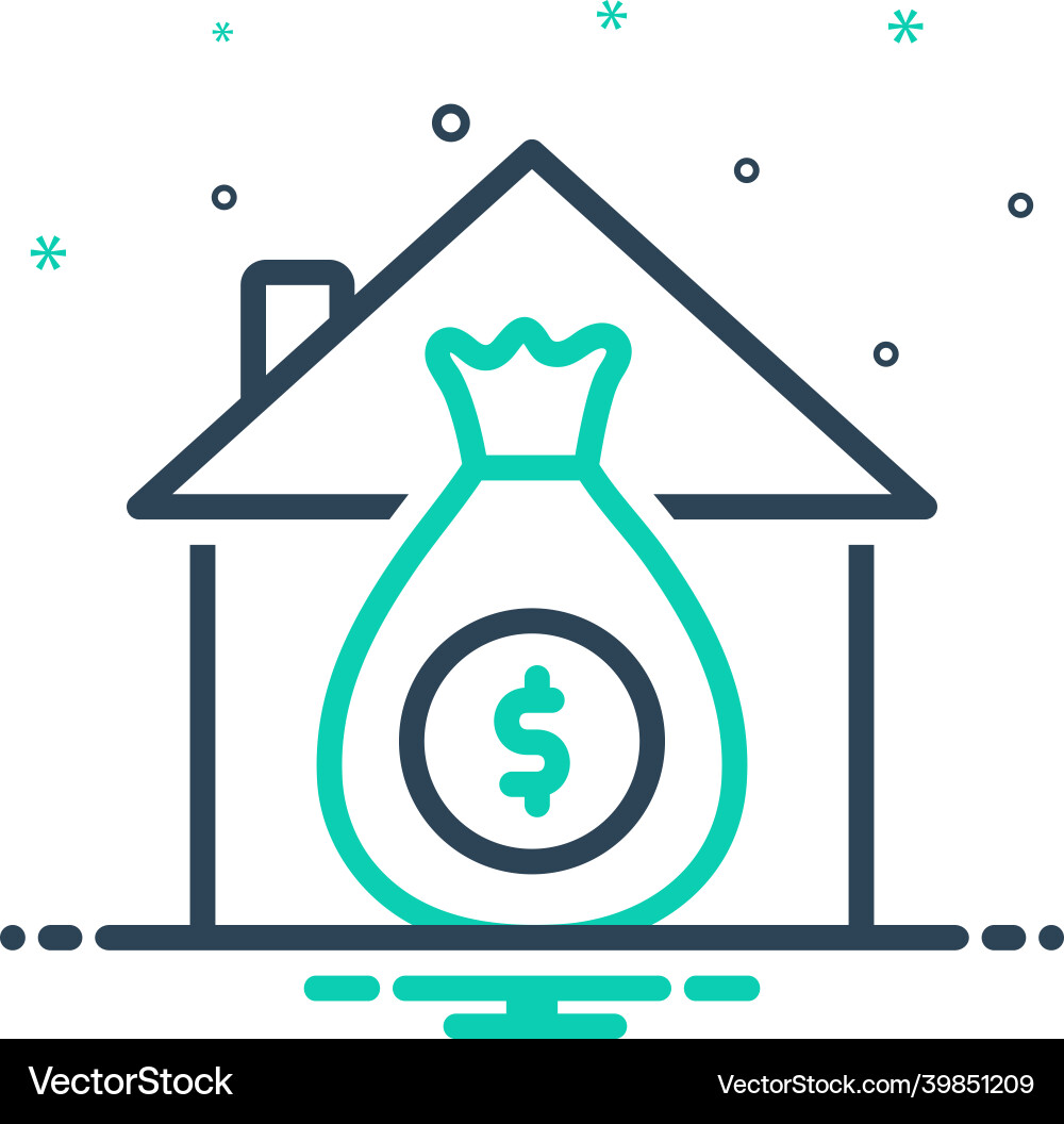 Mortgages Royalty Free Vector Image - VectorStock