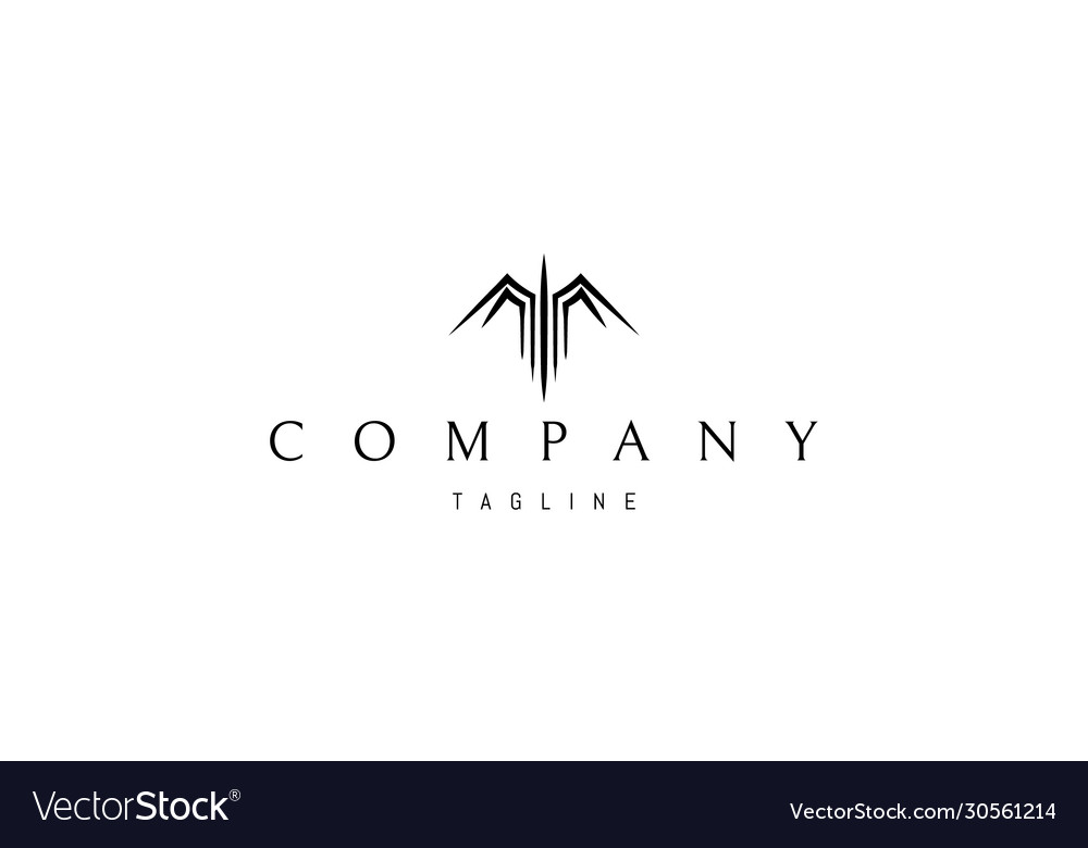Logo on which abstract image vector image Logo on which abstract image