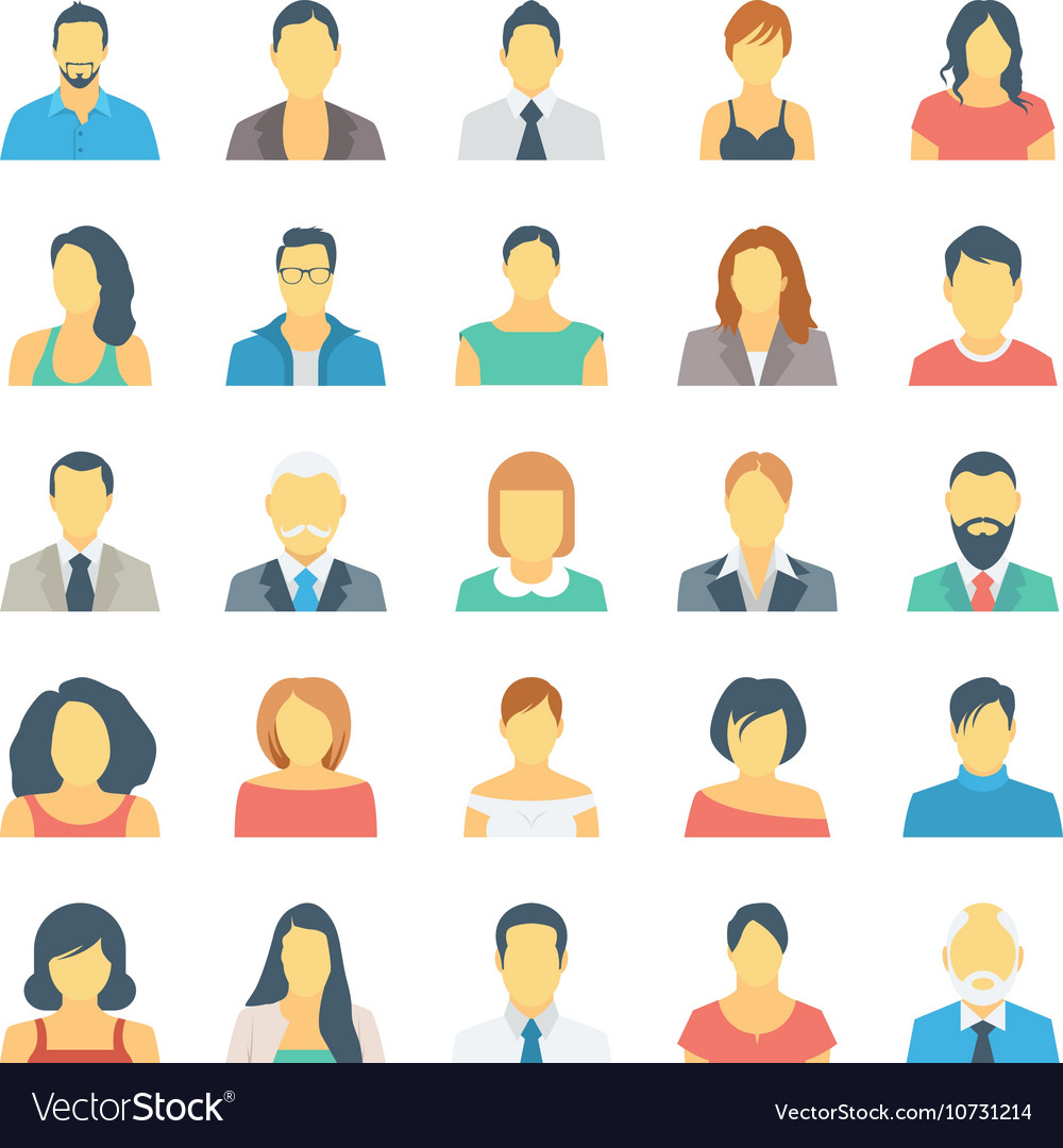 Avatar people icon Royalty Free Vector Image - VectorStock