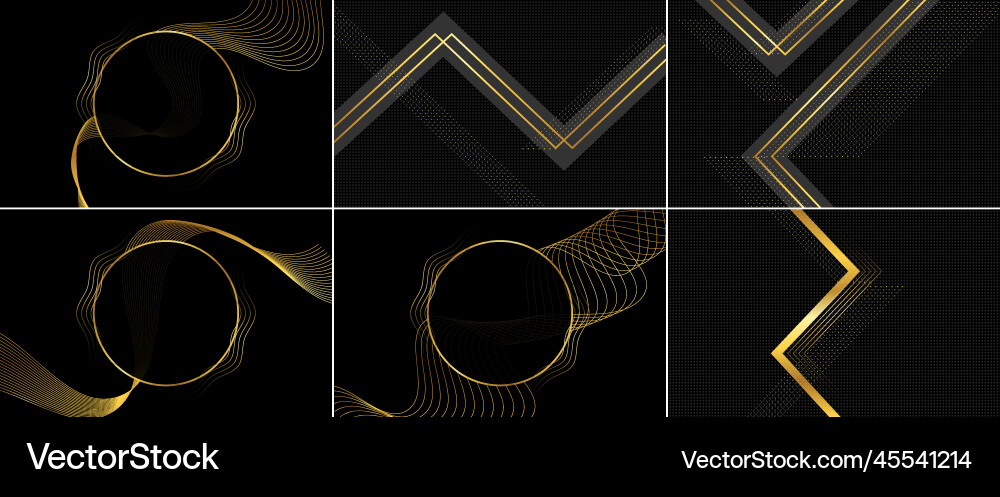 Vibrant abstract geometric shapes with a 3d Vector Image