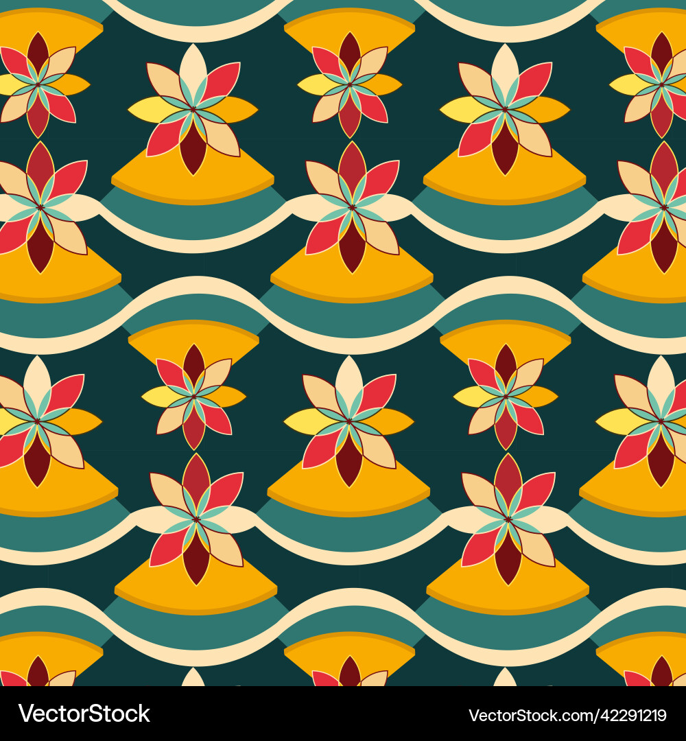 Floral pattern Royalty Free Vector Image - VectorStock