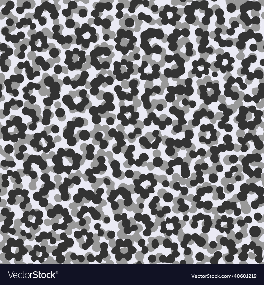 Seamless leopard ocelot or wild cat fur pattern Vector Image