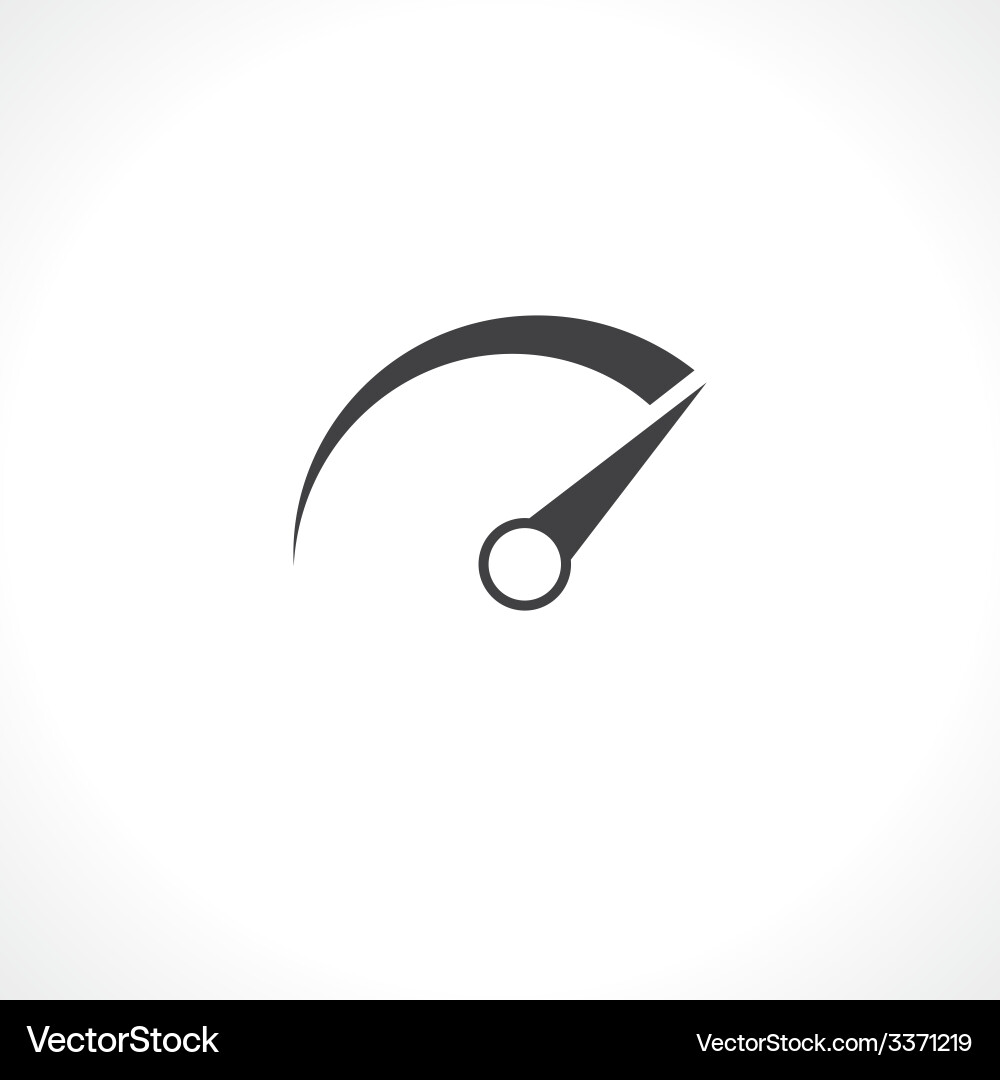Speedometer icon Royalty Free Vector Image - VectorStock