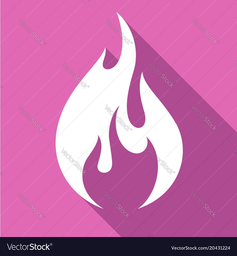 Fire Flames Set Royalty Free Vector Image Vectorstock