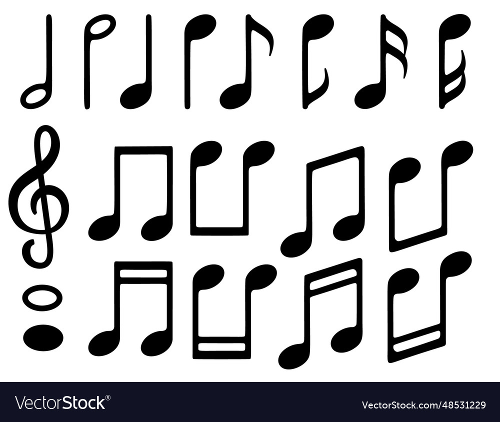 music-note-musical-key-signs-royalty-free-vector-image