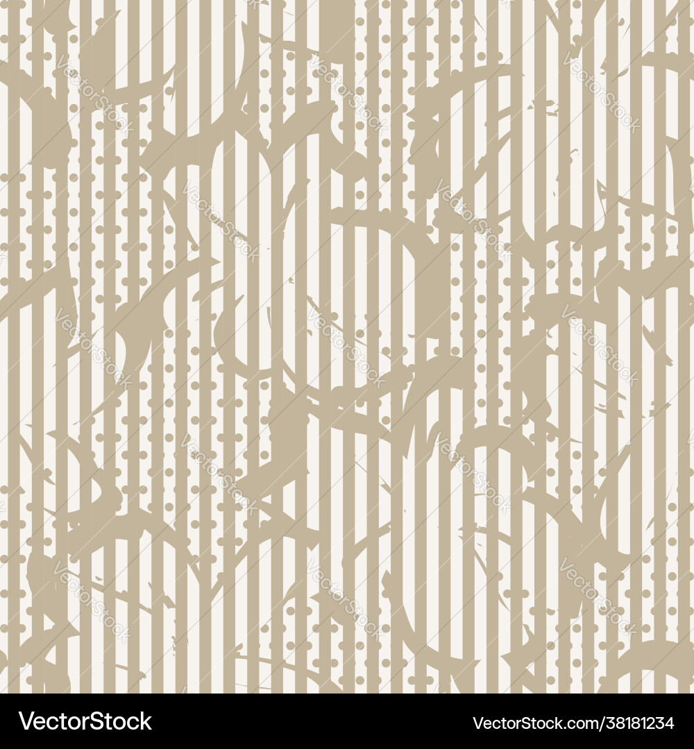 Brown botanical floral seamless pattern Royalty Free Vector