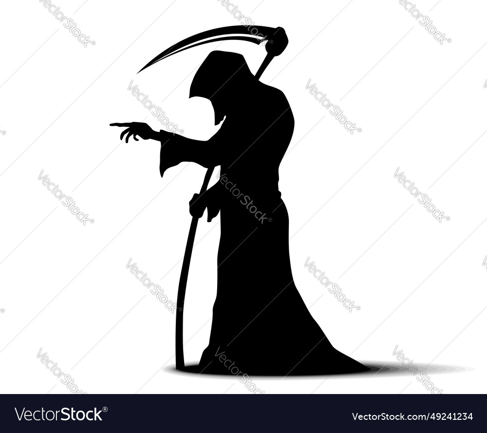 Death grim reaper icon Royalty Free Vector Image