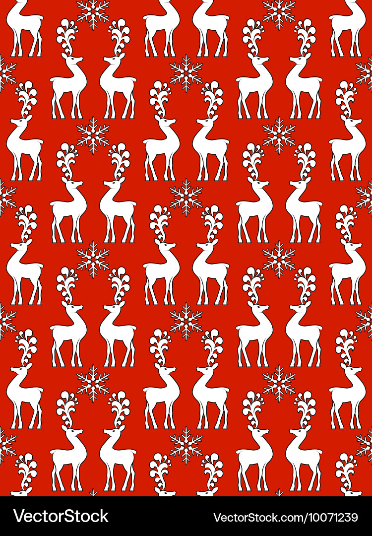 Reindeer Pattern Computer Pattern with reindeer Royalty Free Vector Image
