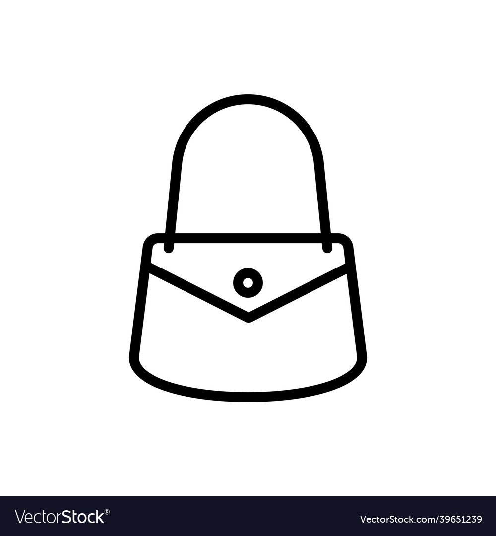 Women fashion bag icon Royalty Free Vector Image