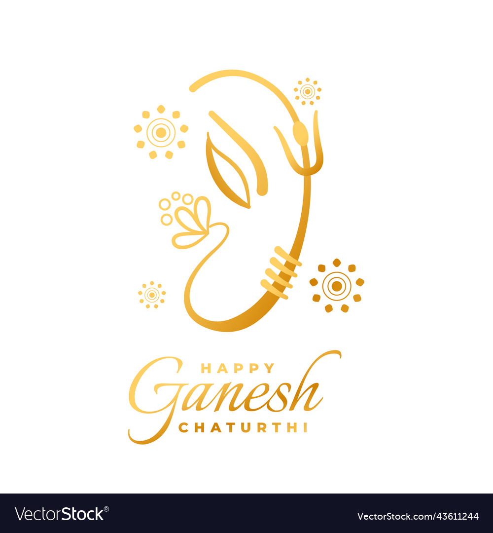 Happy ganesh chaturthi celebration banner Vector Image