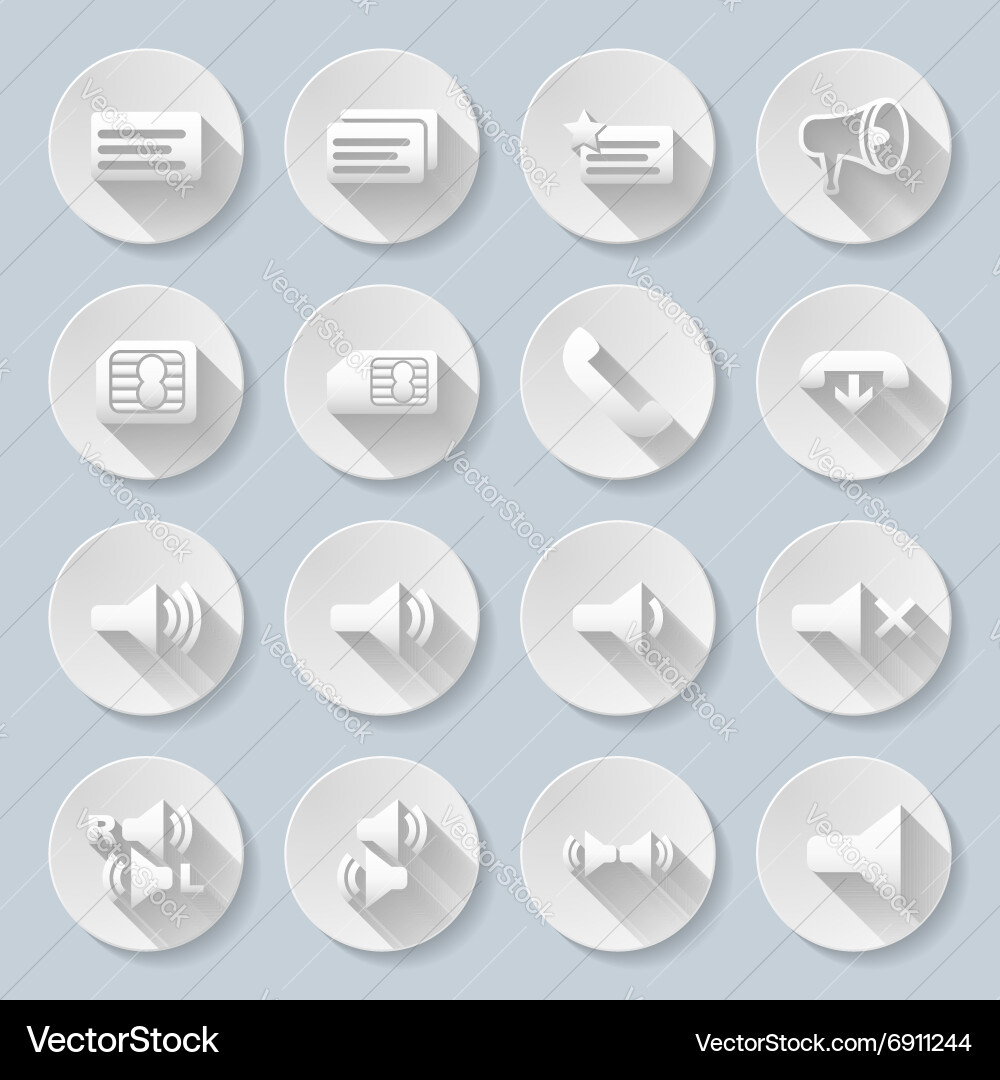 Icons Royalty Free Vector Image - VectorStock