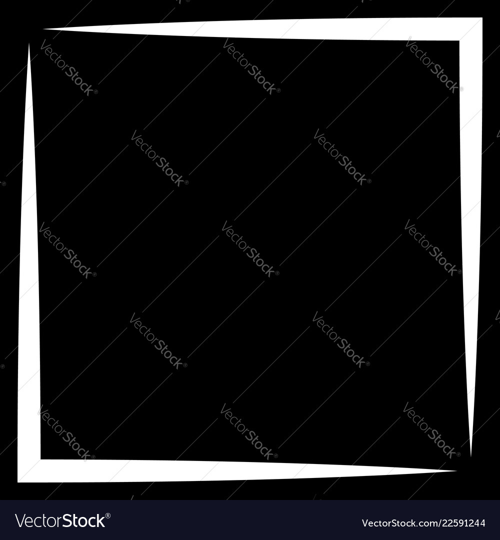 Square Format Photo Frame Border Vector Image On Vectorstock