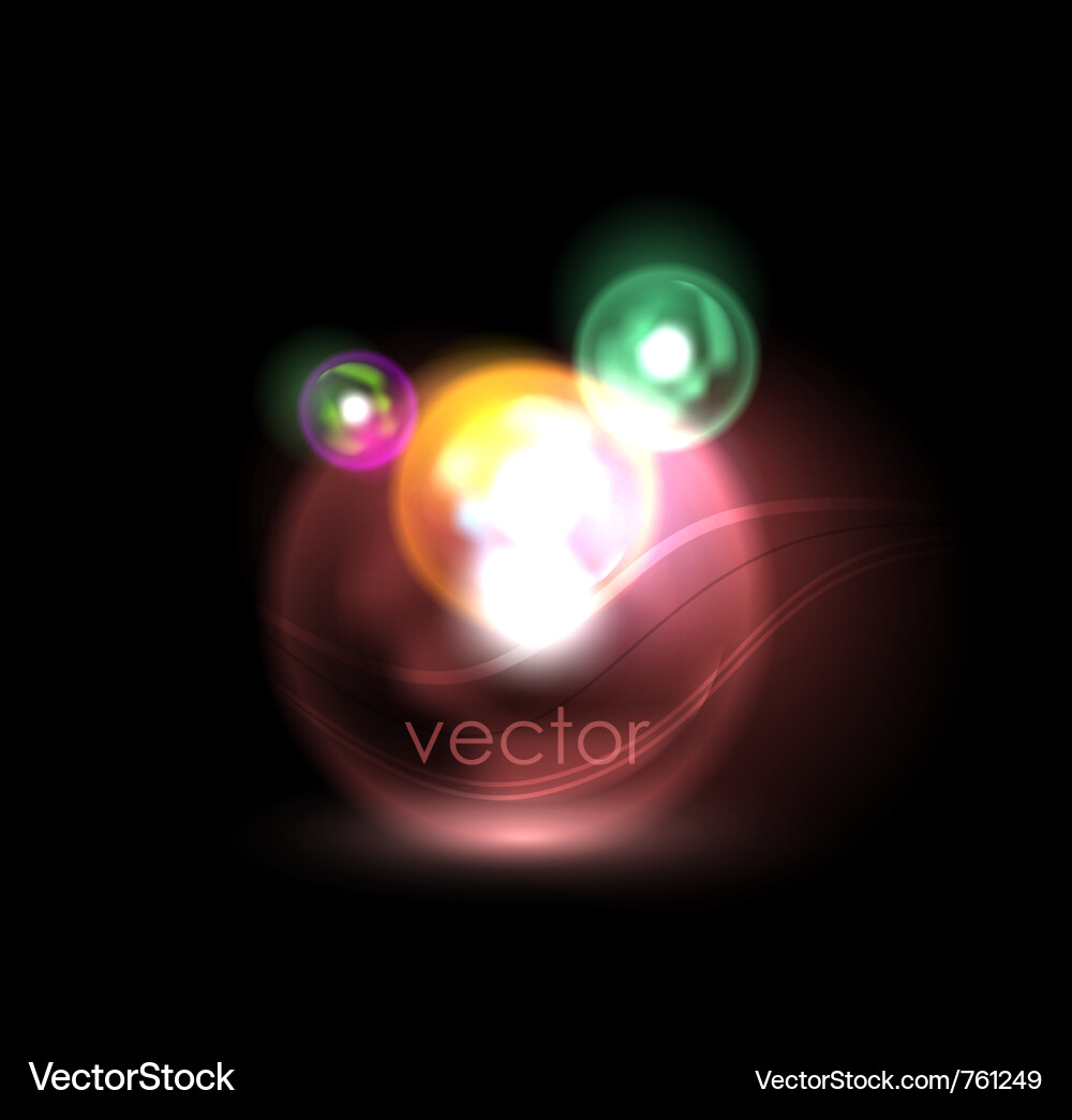 Abstract bubble background Royalty Free Vector Image