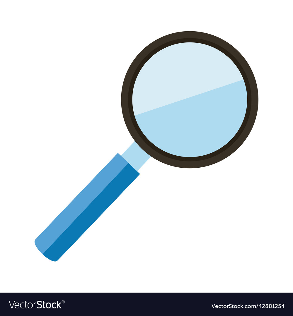 Magnifying Glass Tool Royalty Free Vector Image