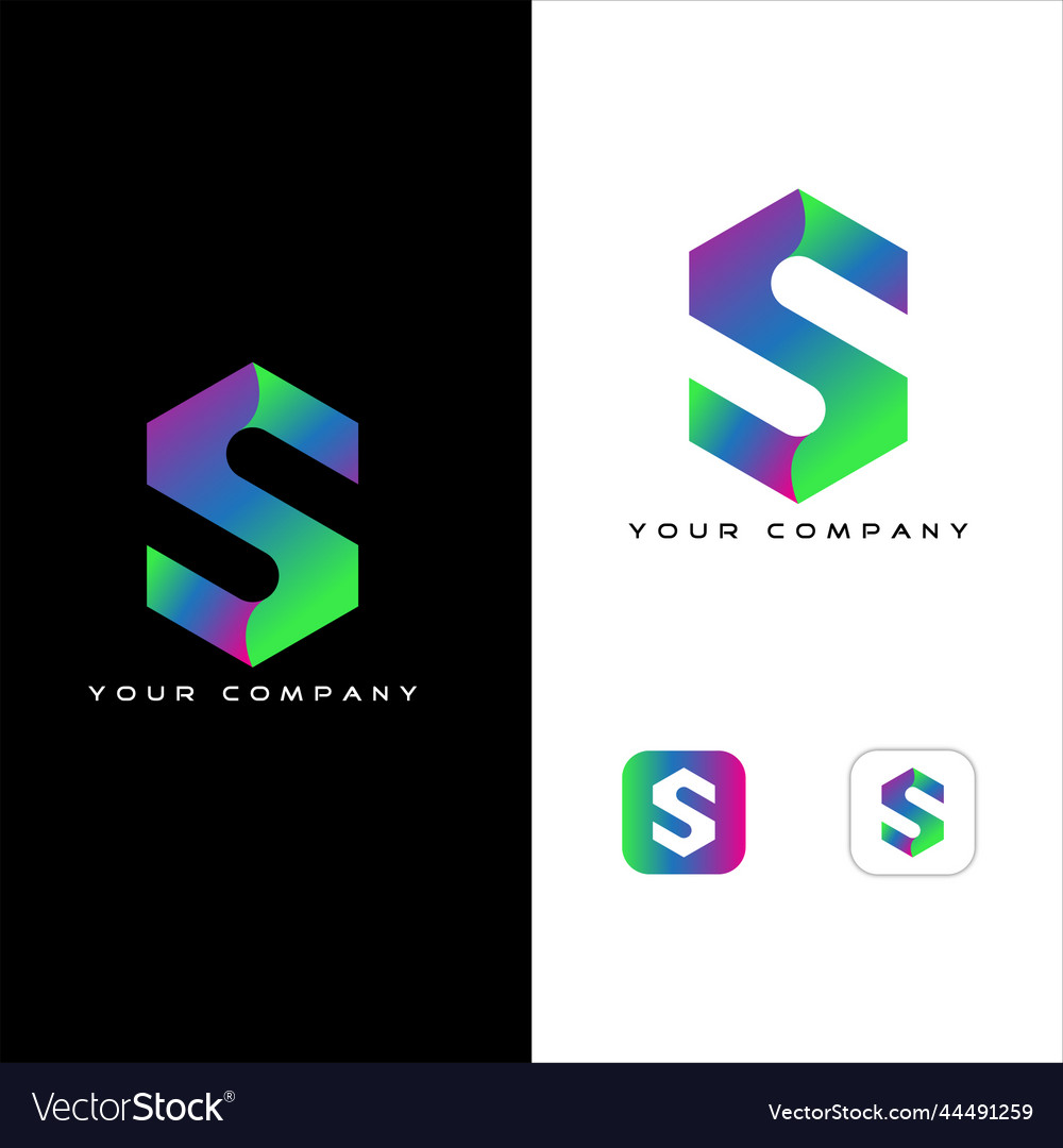 Creative s logo design icon Royalty Free Vector Image