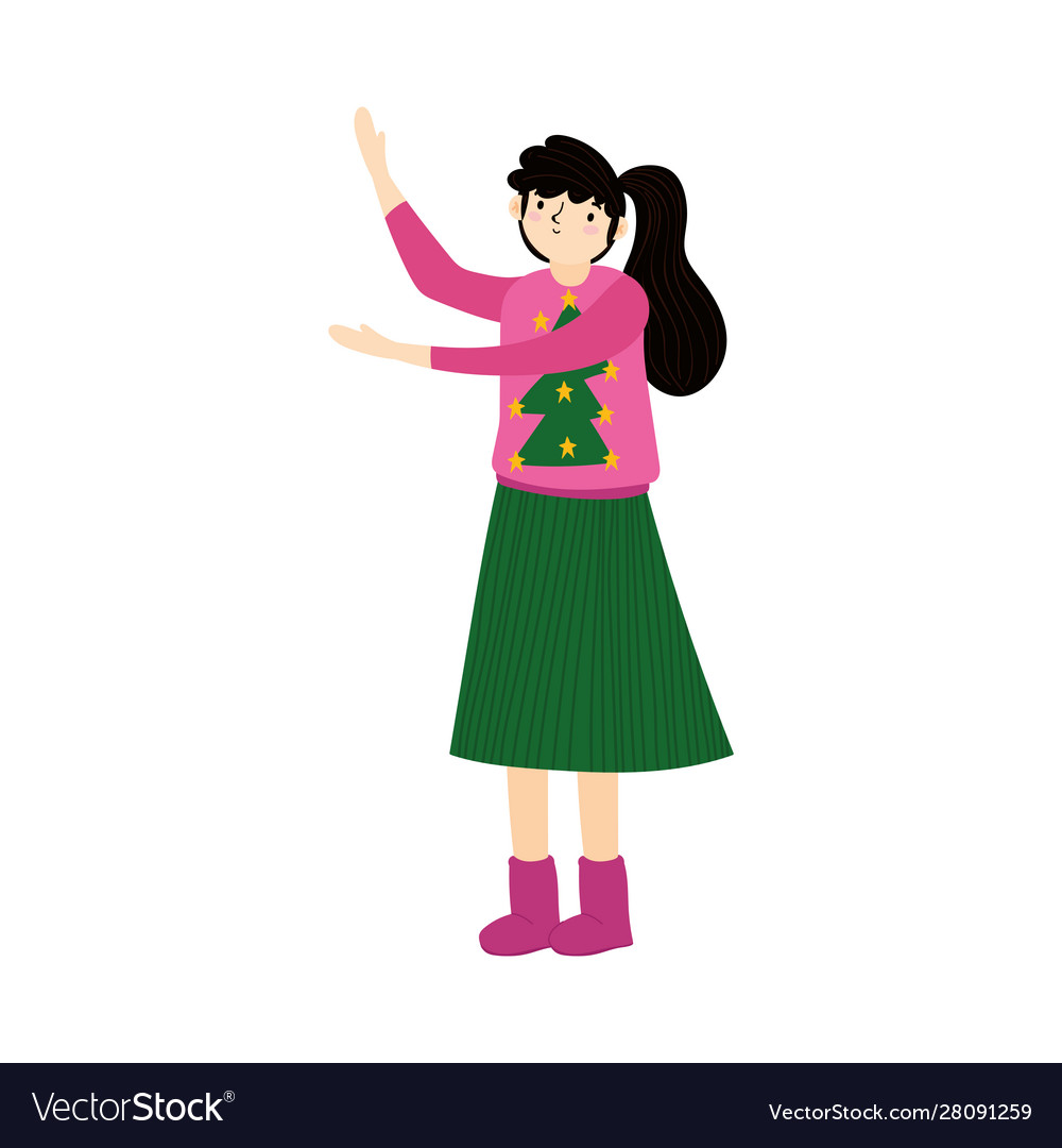 ugly sweater skirt