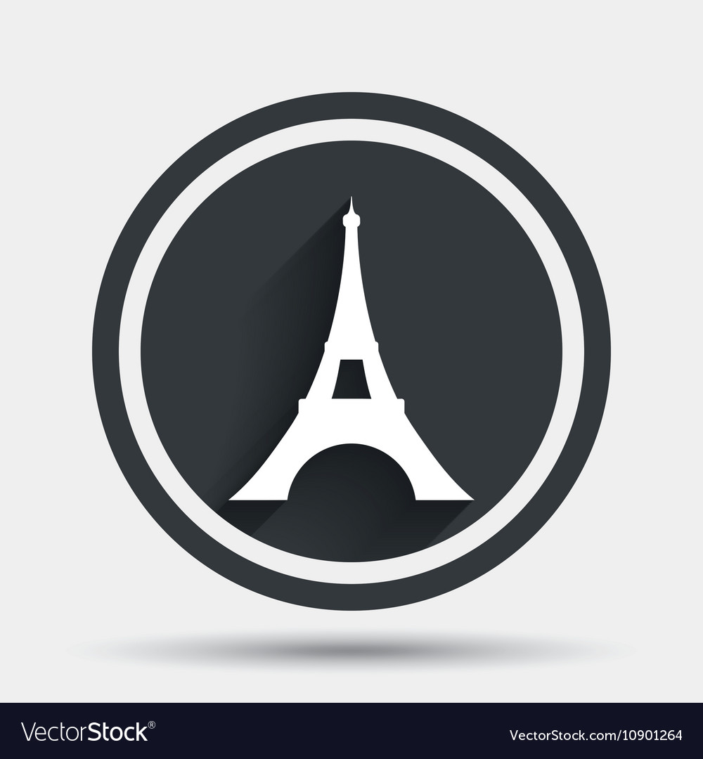 Premium Vector  Flat vector of the iconic eiffel tower in a