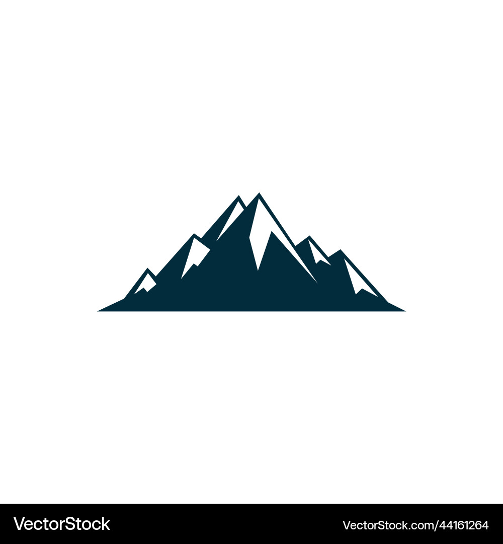 Mountain logo Royalty Free Vector Image - VectorStock
