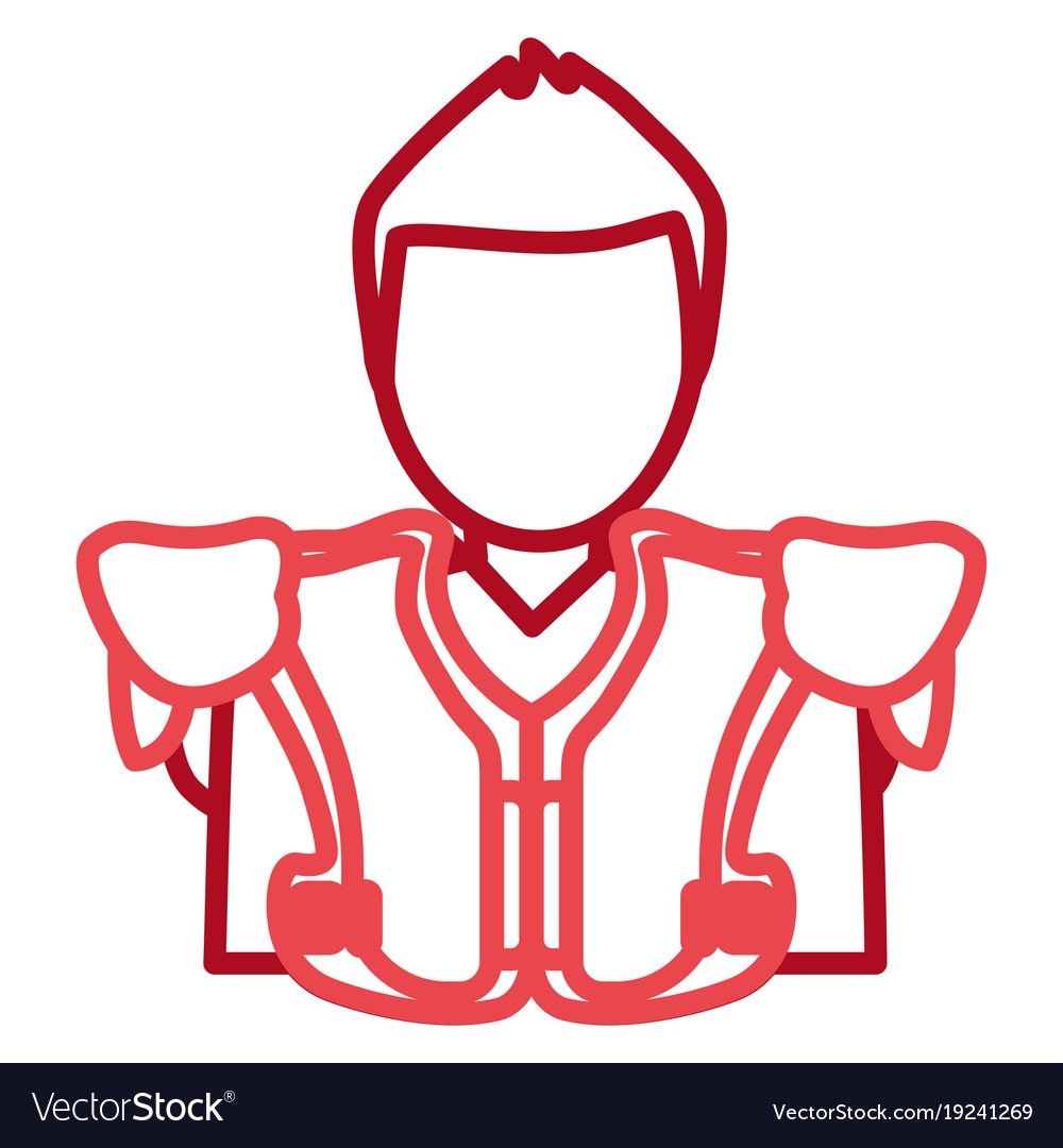 American football player Royalty Free Vector Image