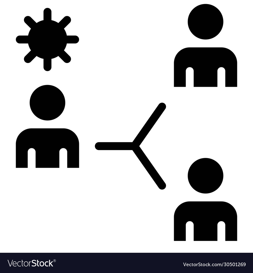 basic-reproduction-number-solid-style-icon-vector-image