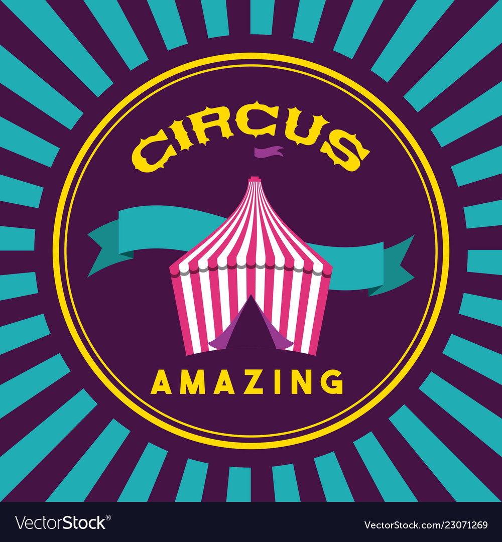 Circus fun fair Royalty Free Vector Image - VectorStock