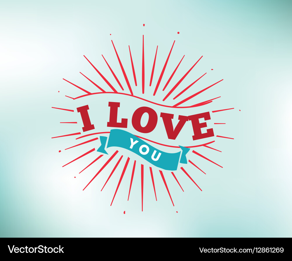 Happy Valentines Day Typography Design Royalty Free Vector
