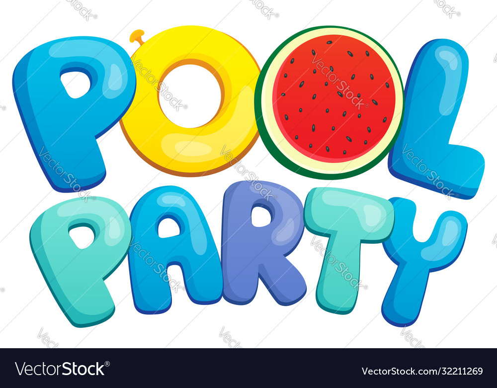 Pool Party Logo - Free Vectors & PSDs to Download