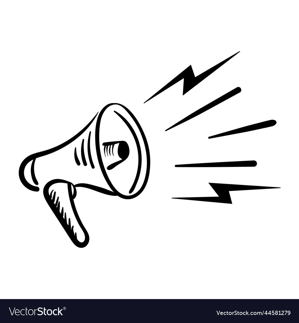 megaphone-loudspeaker-mouthpiece-symbol-or-icon-vector-image