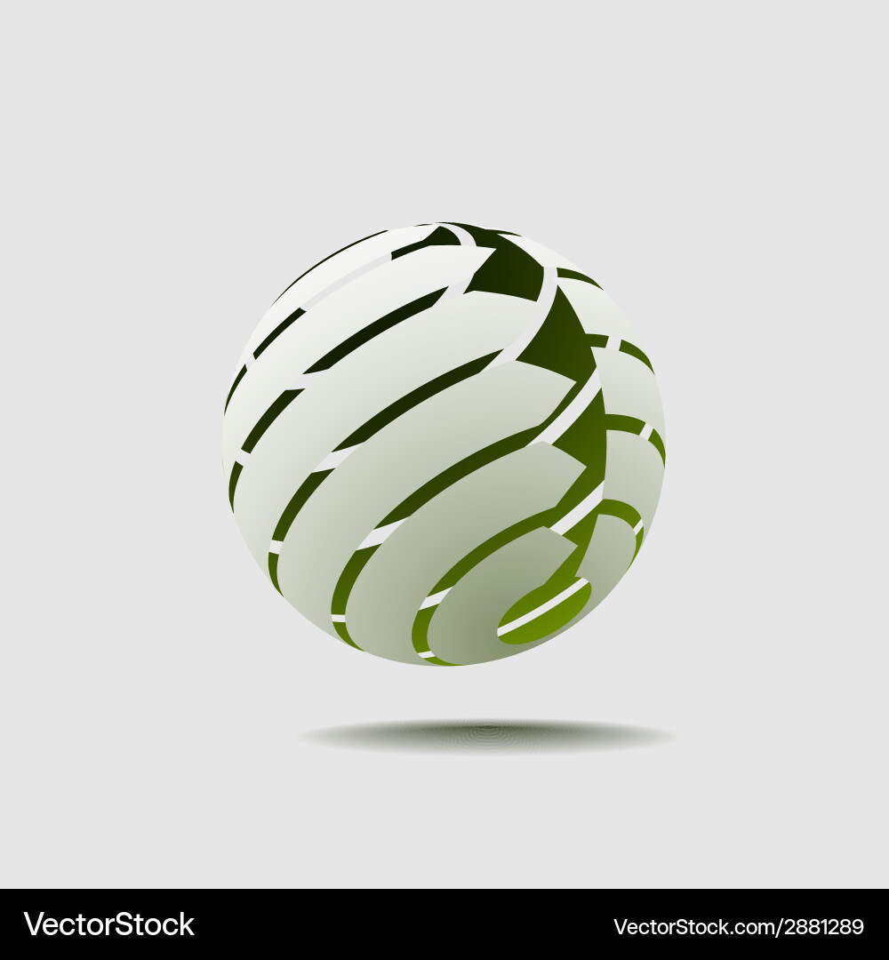Abstract globe Royalty Free Vector Image - VectorStock