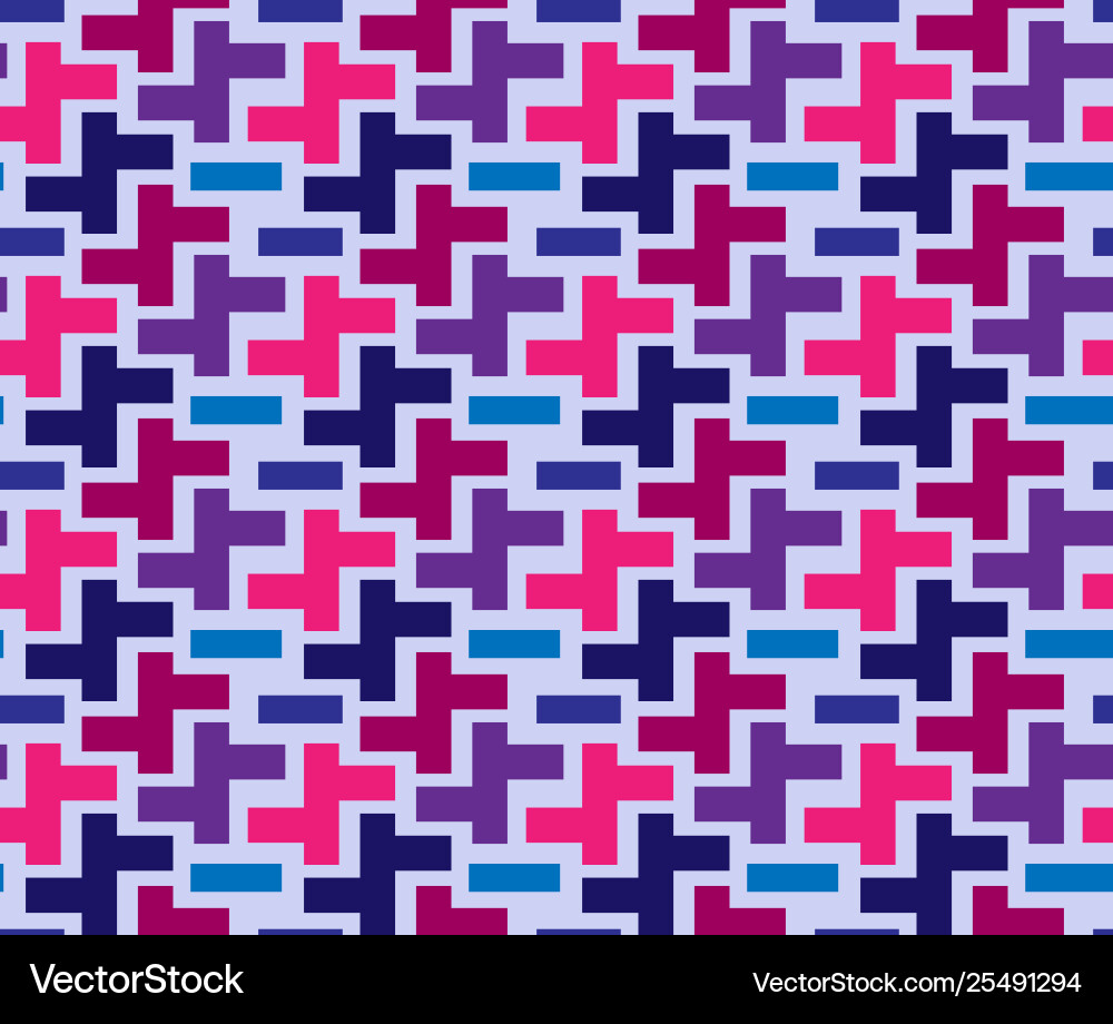 Seamless repeating pattern colored abstract Vector Image