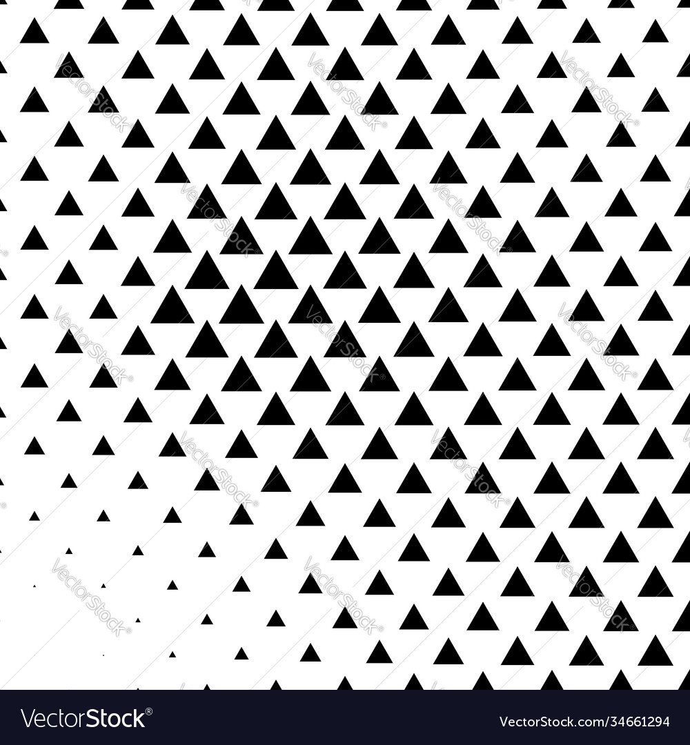 Triangles halftone triangle geometric background Vector Image