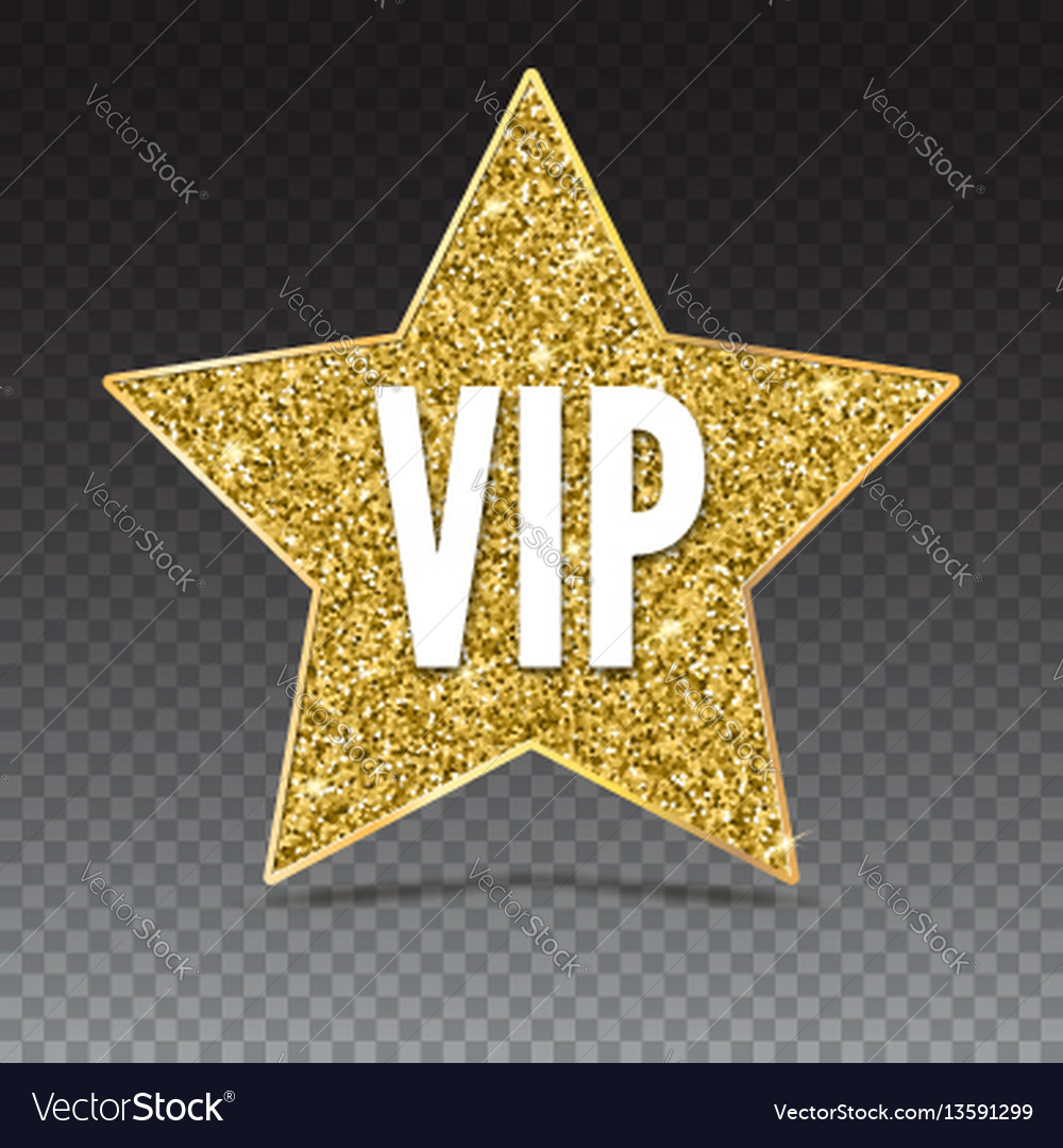 Five-pointed star with a golden edging vector image Five-pointed star with a golden edging