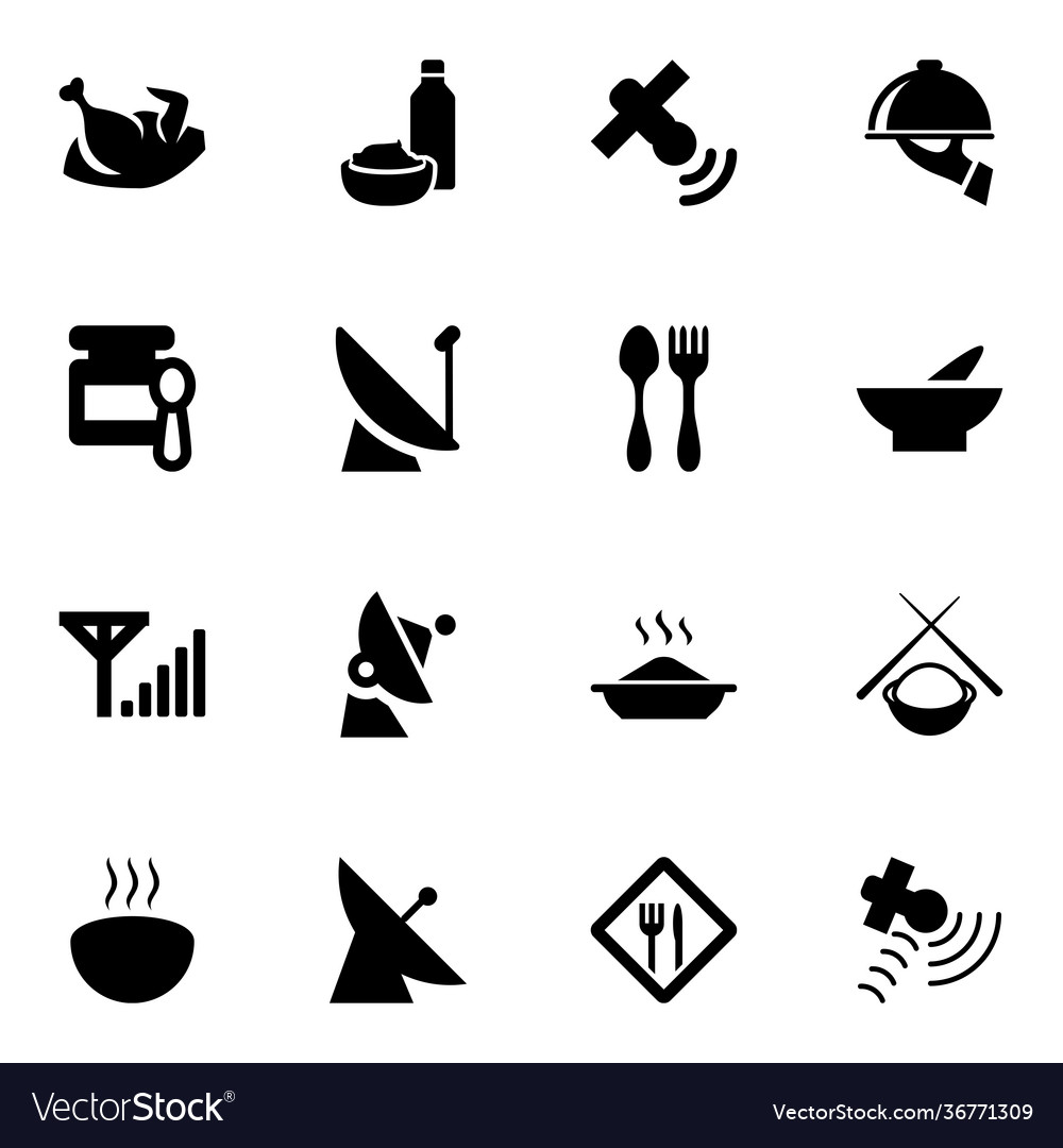 16 dish icons