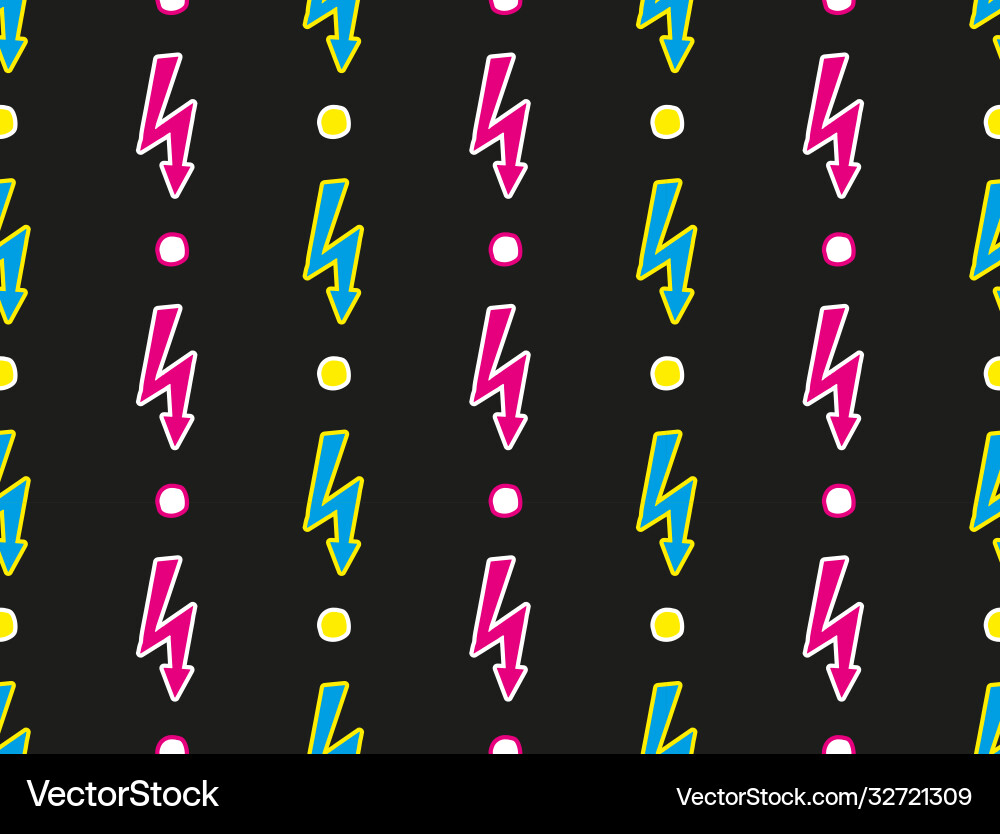 Seamless pattern with zippers Royalty Free Vector Image