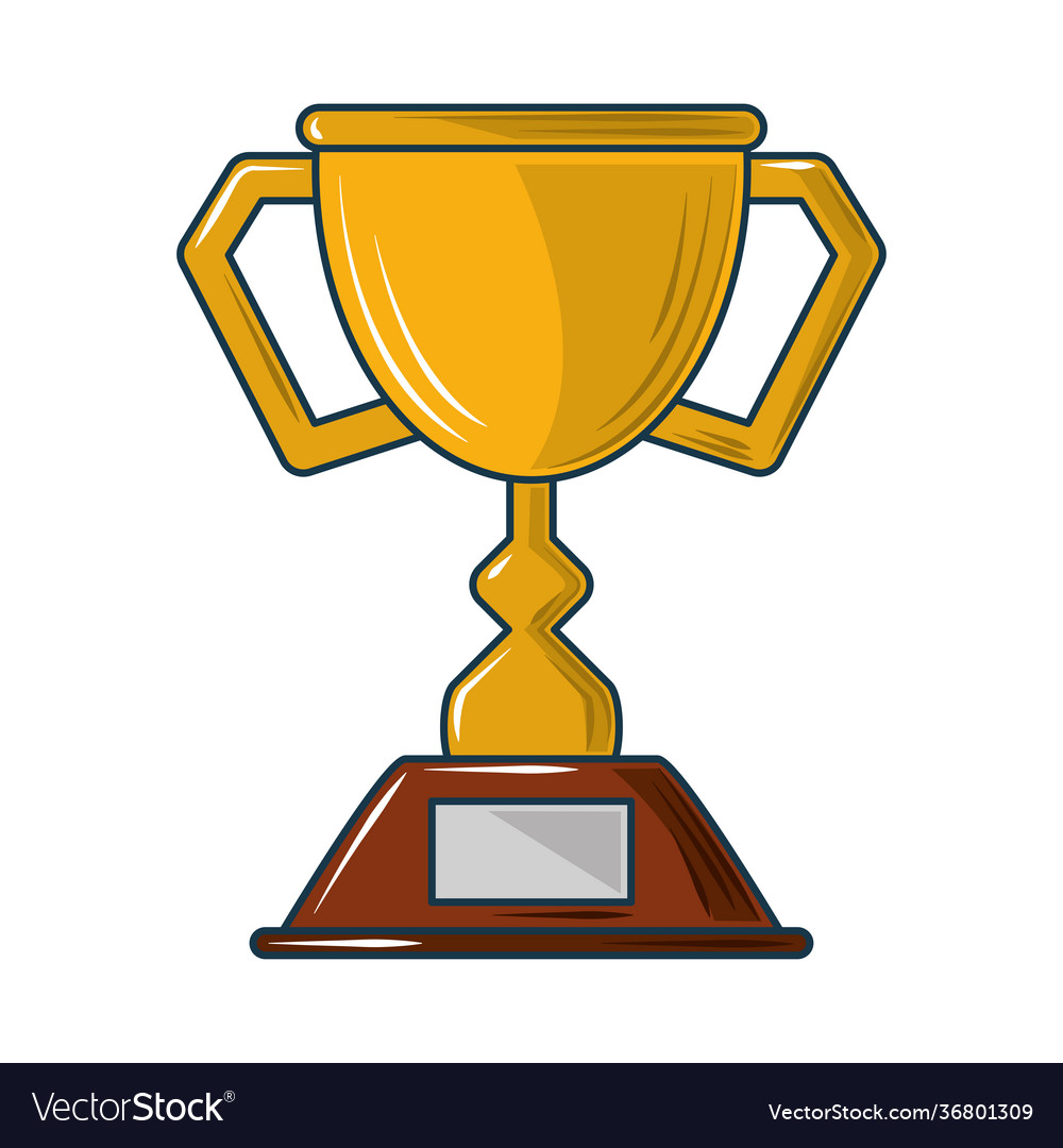 Trophy award icon Royalty Free Vector Image - VectorStock