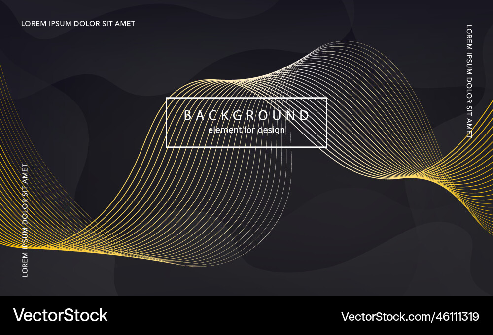 Abstract background wave element for design Vector Image