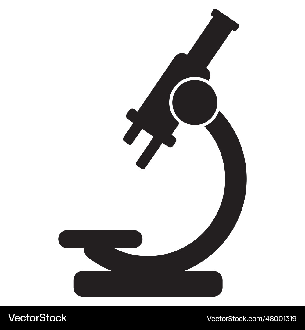 Microscope icon Royalty Free Vector Image - VectorStock