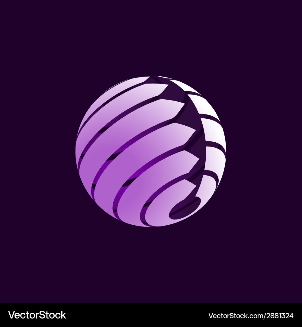 Abstract globe Royalty Free Vector Image - VectorStock