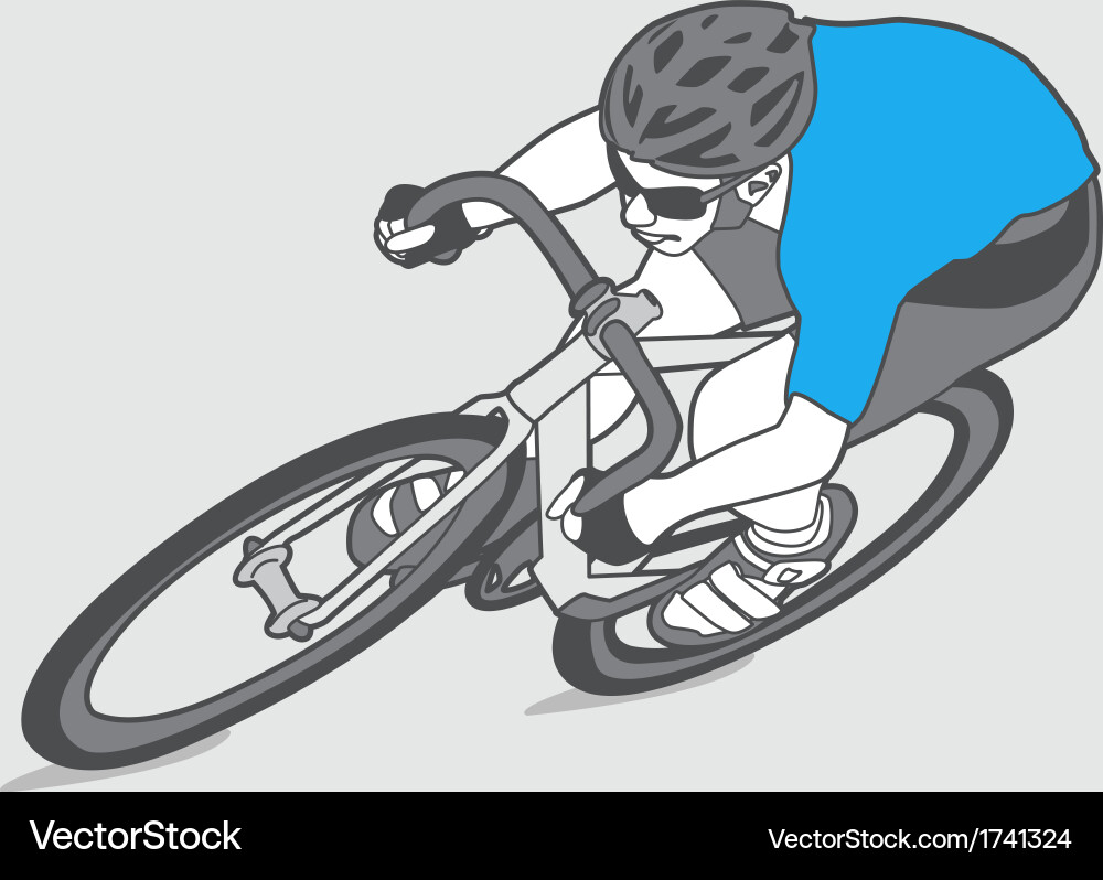 Biker Royalty Free Vector Image - VectorStock