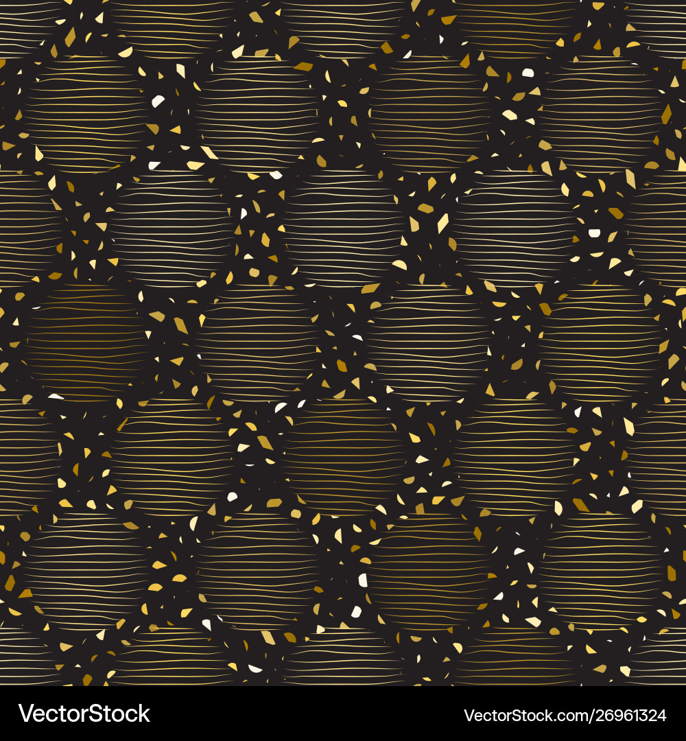 Circles geometric seamless pattern Royalty Free Vector Image