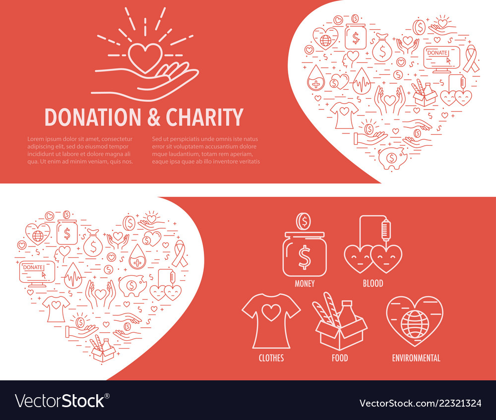 Donation banner template