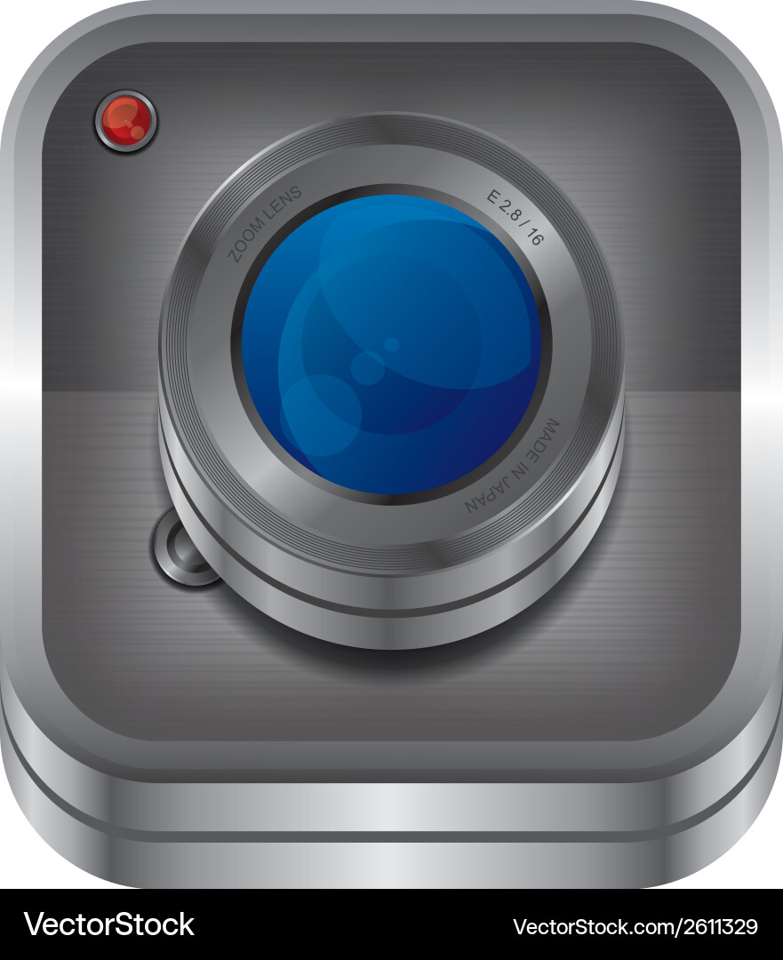 Webcam design Royalty Free Vector Image - VectorStock